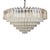 Contemporary Transparent-Sandblasted Triedro Murano Glass Chandelier in Venini Style For Sale - Image 6 of 6
