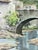 Luis Amendolla (Mexican 1939-2000) Watercolor Village Landscape, Signed For Sale - Image 10 of 18