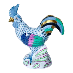 Herend Porcelain Rooster Figurine
