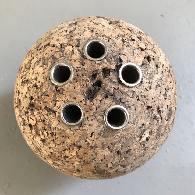 MidCentury Modern Cork Pen Holder Chairish