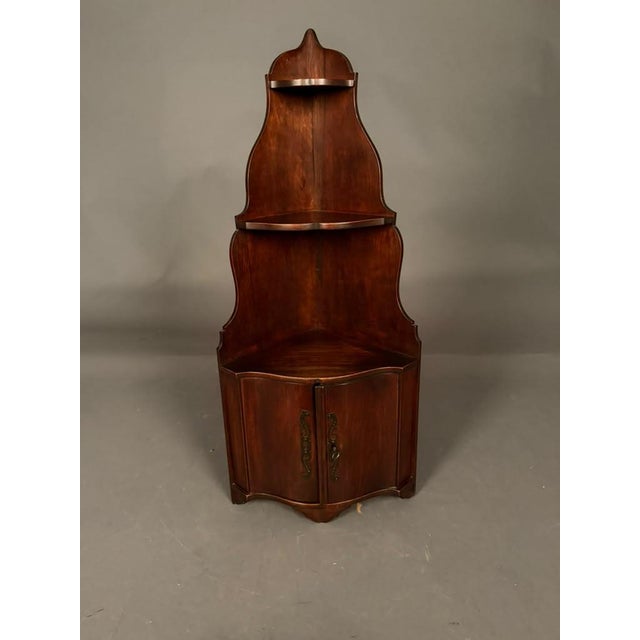 19th Century French Walnut Corner Cupboard, Circa 1850 For Sale - Image 13 of 16
