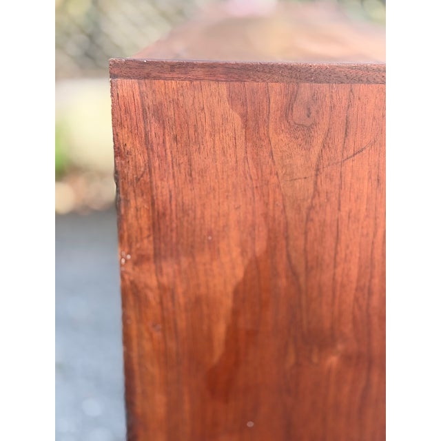 Mid-Century Danish Teak Drop-Down Secretary Desk For Sale - Image 10 of 17