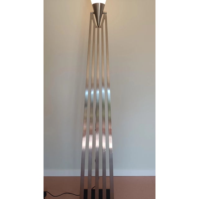 Metal Vintage Italian Floor Lamp from IDL, 1990s For Sale - Image 7 of 12