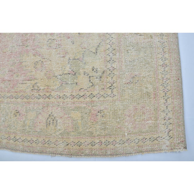 1950s Oushak Home Living Rug For Sale - Image 10 of 10