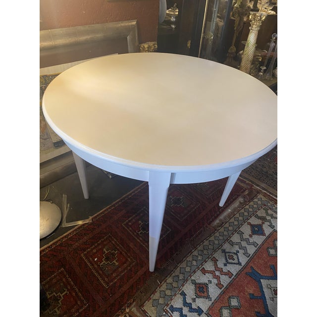 White Dinning Table, 1960s For Sale - Image 15 of 18