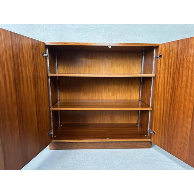 Brown Vintage Cabinet in Teak For Sale - Image 8 of 13