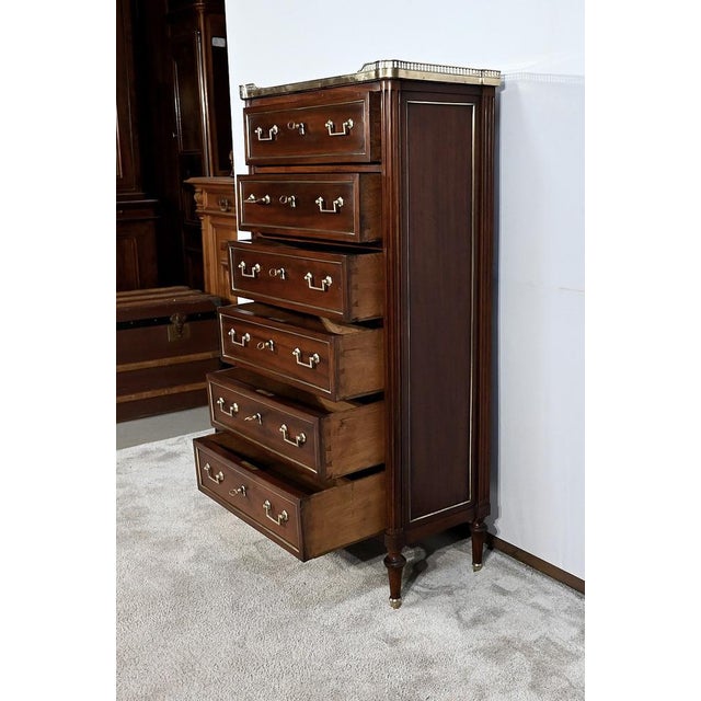 Small Louis XVI Chiffonnier, 1700s For Sale - Image 4 of 18