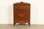 Berkey & Gay Style Antique Art Deco Carved Walnut Highboy Dresser, Circa 1930s For Sale - Image 11 of 11