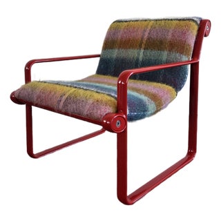 70s Knoll Sling Chair by Hannah & Morrison For Sale