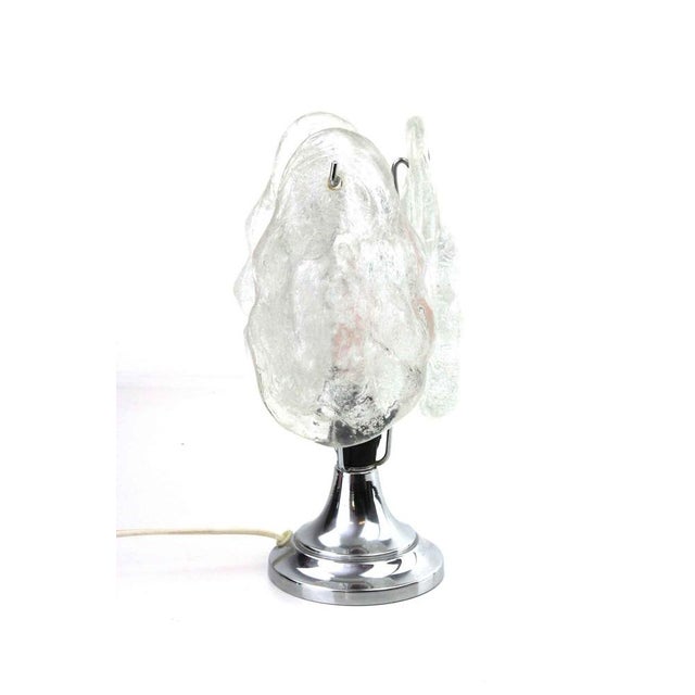 Chrome lamp with suspended cast acrylic glass discs, 1 E14 socket, European Plug (up to 250V).The wiring of this item may...