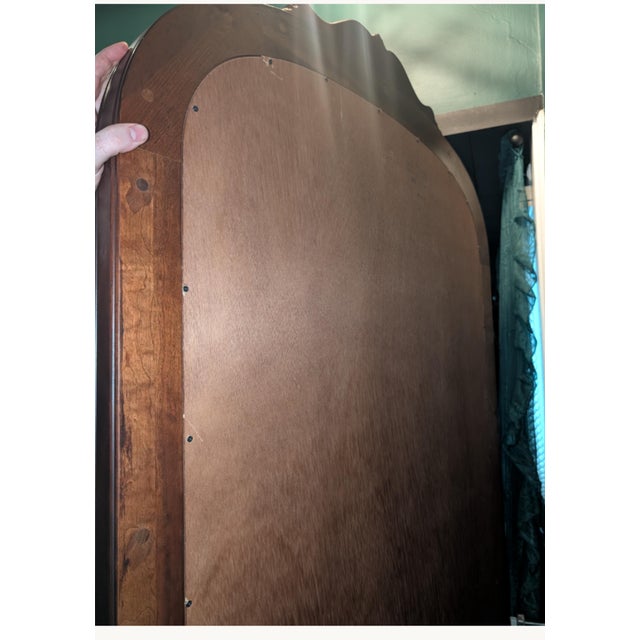 Pennsylvania House Grand Full-Length Mirror: 37x80 Vintage Chinoiserie Grandeur For Sale - Image 12 of 16