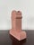 Postmodern vase model Shiva designed by Ettore Sottsass for BD Barcelona, ​​in pink glazed ceramic, signed under the base....