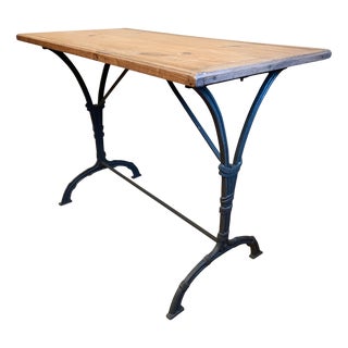 French Bistro Side Table, 1910 For Sale
