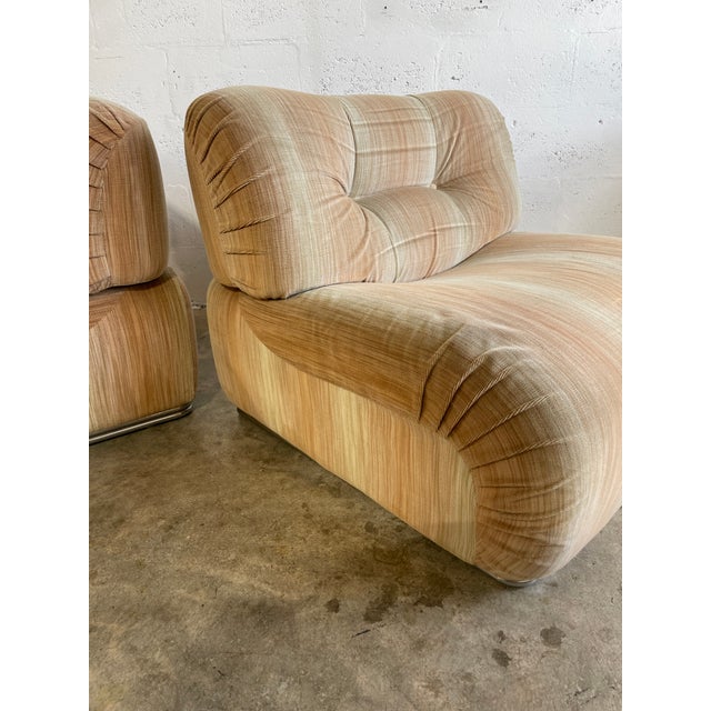 Vintage Mid Century Modern Modular Lounge Chairs For Sale - Image 10 of 16