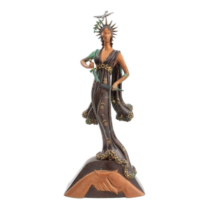 Erte "Peace" Patinated Bronze Sculpture, 1984