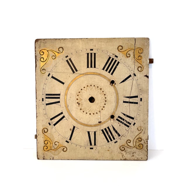 19th Cent. Wood Clock Face Chairish