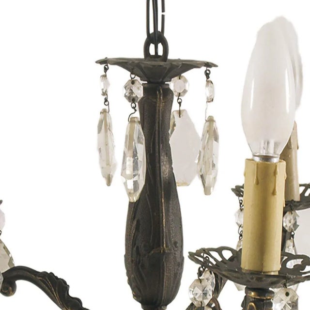 Bronze Ceiling Lamp, 1920s For Sale - Image 3 of 6