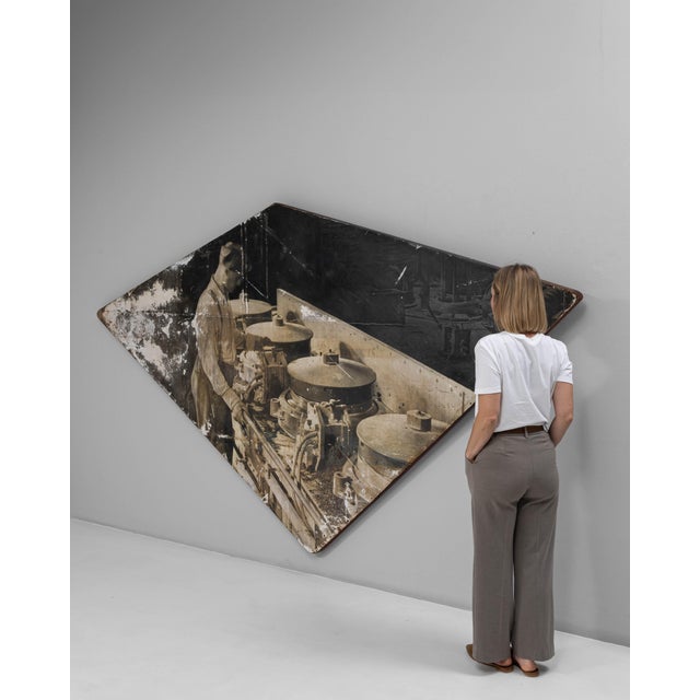 Industrial Mid 20th Century French Industrial Wall Artwork For Sale - Image 3 of 18