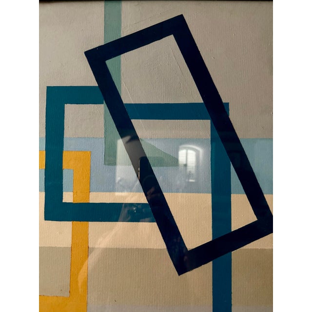 Contemporary Original Contemporary Geometric Painting For Sale - Image 3 of 3