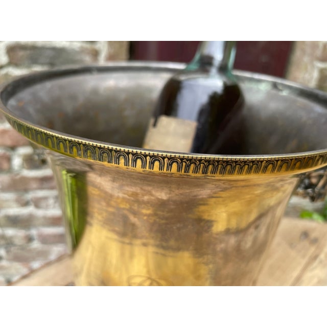 French Champagne Cooler Wine Cooler Horses by Louis Roederer, 1960s For Sale - Image 6 of 14