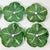 1990s Vintage Hollywood Regency Boho Chic Majolica Cabbage Ware Dinner Plates - Set of 6. For Sale - Image 6 of 14