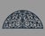 Victorian Vintage Antique Design Cast Iron Doormat Architectural Grate Ornate 34” Wide For Sale - Image 3 of 4