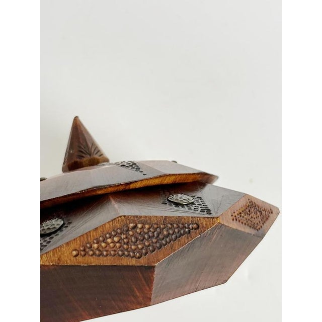 Vintage Wooden Gold Box, France, 1970s For Sale - Image 9 of 13