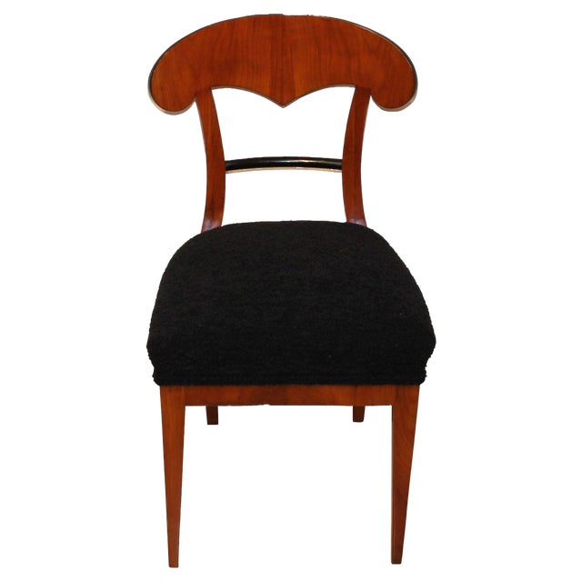 Biedermeier Cherry Veneer Shovel Chair, South Germany, 1820s For Sale