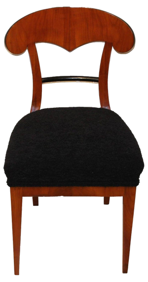 Biedermeier Cherry Veneer Shovel Chair, South Germany, 1820s