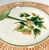 Boho Chic MCM Vietri Italian Wickerweave Border Tropical Coconut Palm Tree Porcelain Plates - A 3 Piece Set For Sale - Image 3 of 6