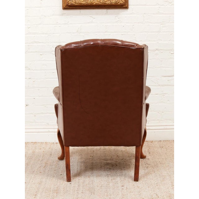 Mid 20th Century Mid 20th Century Medium Size Wing Back Chair For Sale - Image 5 of 12