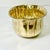 Metal Mid-Century Boho Chic Arts & Crafts Hollywood Regency Fluted Oval Brass Planter. For Sale - Image 7 of 12