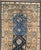 Blue Antique Blue Kazak Gallery Rug, Hand-Knotted Wool, Caucasus 3'10 X 9'8 For Sale - Image 8 of 12