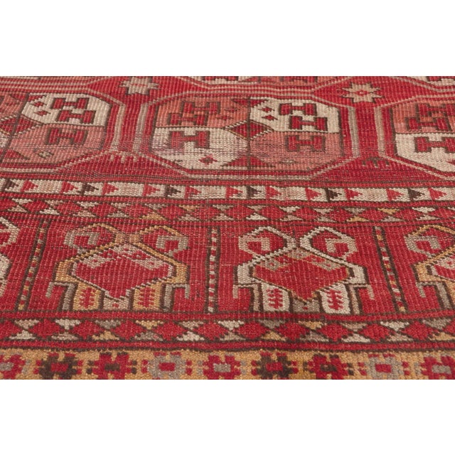 Early 20th Century Early 20th Century Antique Tribal Afghan Ersari Rug 05'09 X 13'02 For Sale - Image 5 of 9