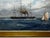 Large British Marine Seascape Oil Painting Hms Warrior First Ironclad Ship by John Steven Dews Circa 1983 Framed For Sale - Image 10 of 12