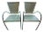 Italian Iron and Leather Chairs by Sawaya & Moroni - a Pair For Sale