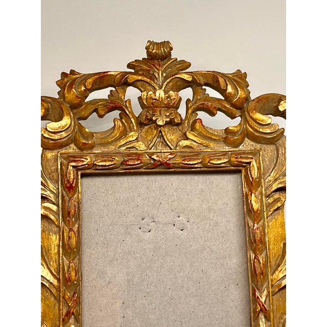 1960s Vintage Ornate Curved Antique Style Picture Frame Chairish