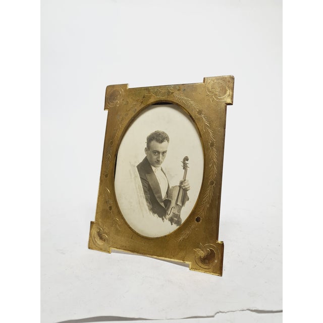 Bronze and Glass Rococo Frame, France, 1890s For Sale - Image 4 of 18