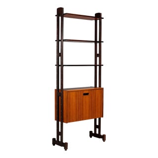 Vintage Wooden Bookcase, 1960s For Sale