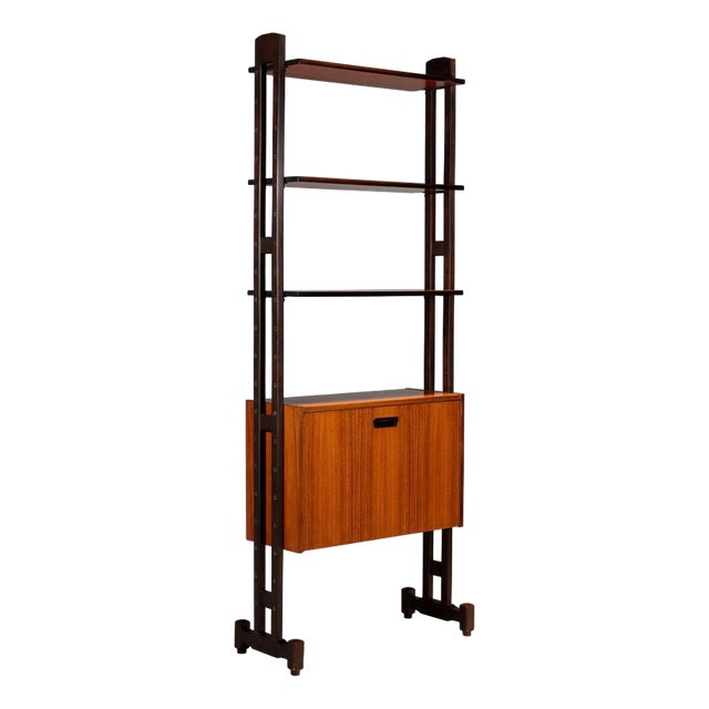 Vintage Wooden Bookcase, 1960s For Sale