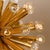 Gilt Brass Pendant Lamp with Swarovski Balls from Ernst Palme, 1960s For Sale - Image 3 of 8