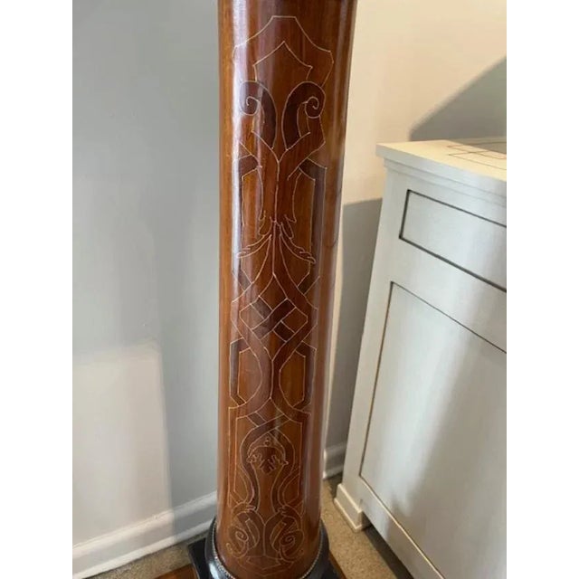 Decorative Wood Columns-A Pair For Sale In West Palm - Image 6 of 8