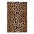 Dash & Albert by Annie Selke Leopard Micro Hooked Wool Rug, 2'6" x 8' For Sale