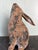 1920s Pair of Weathered Cast Iron Rabbit Garden Sculptures With Verdigris Patina For Sale - Image 5 of 9