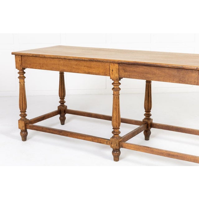 French Oak Drapers Table, 1900s For Sale - Image 4 of 8