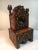 19th Century Folk Art Wooden and Brass Pocket Watch Holder For Sale - Image 12 of 12
