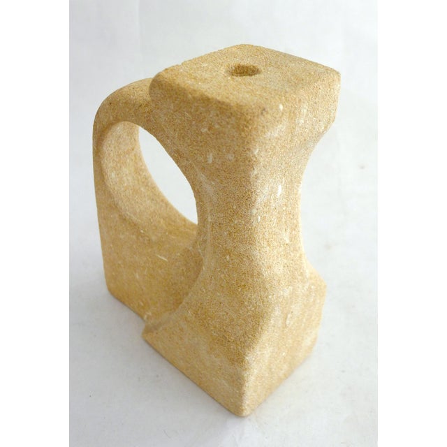 Openwork Stone Sculpture or Lamp Base, 1970s For Sale - Image 6 of 11