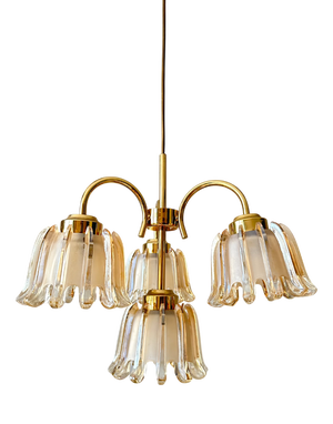 Vintage Pendant Lamp from Doria, 1970s