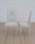 Pair of Antique French Neoclassical Painted Chairs in Antique Linen For Sale - Image 12 of 13