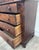 Brown Antique Mid 1800s American Empire Chest of Drawers For Sale - Image 8 of 11